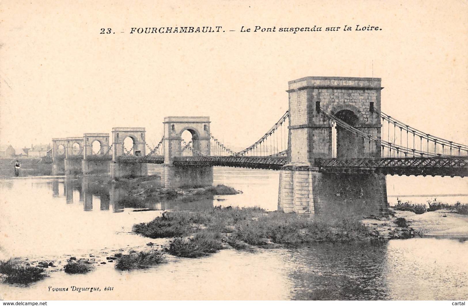 58 - FOURCHAMBAULT - Le Pont Suspendu Sur La Loire - Altri & Non Classificati