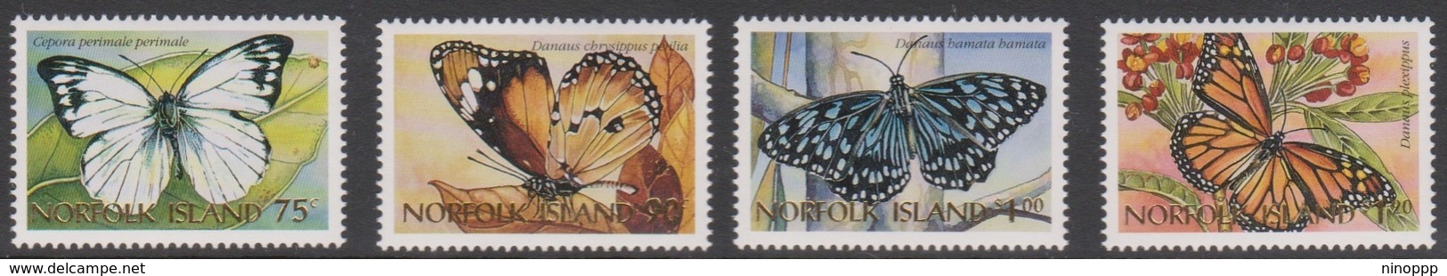 Norfolk Island ASC 622-625 1997 Butterflies, Mint Never Hinged - Norfolk Island