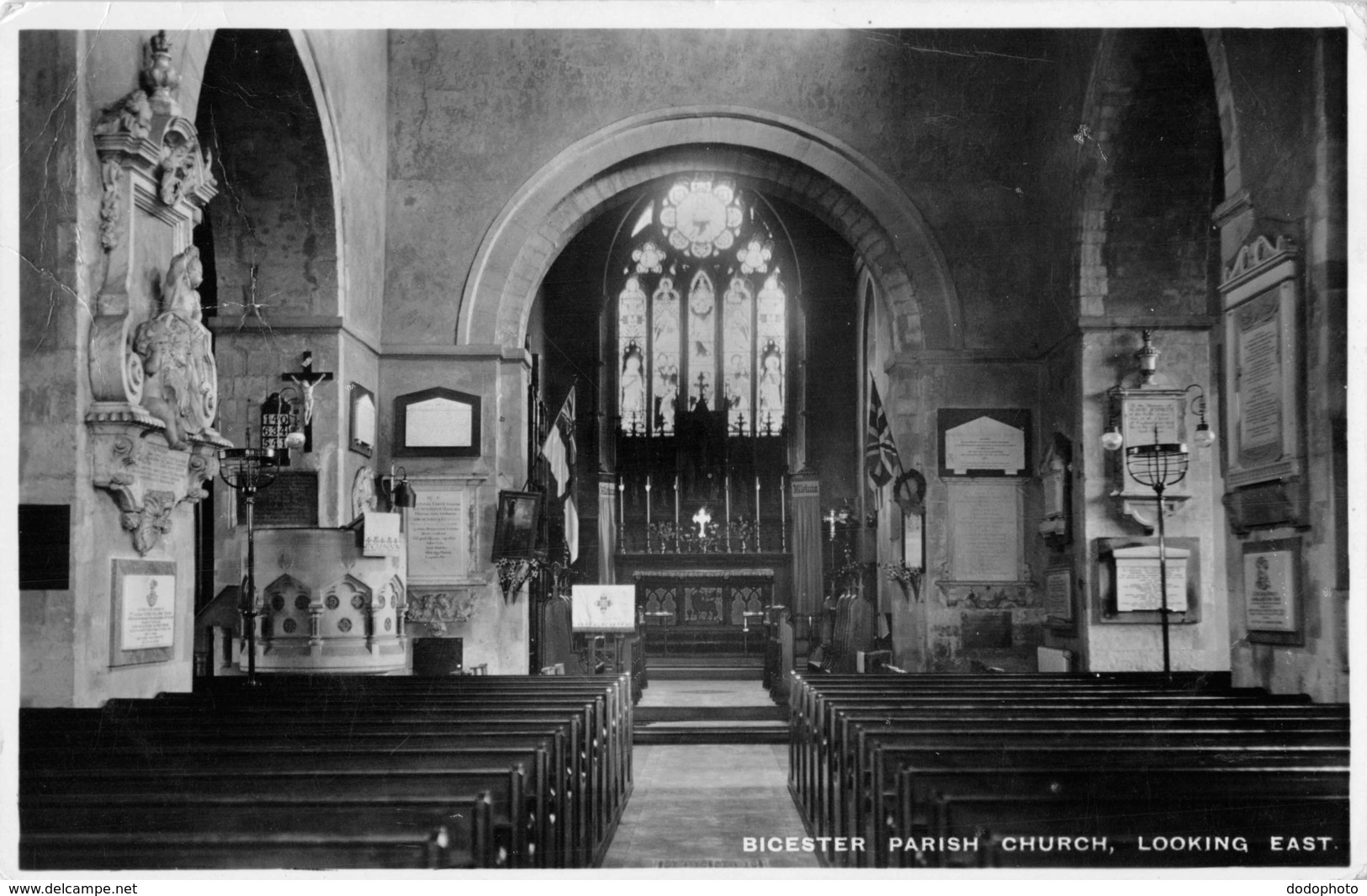 R175980 Bicester Parish Church. Looking East. W. E. Pankhurst. 1937 - Monde