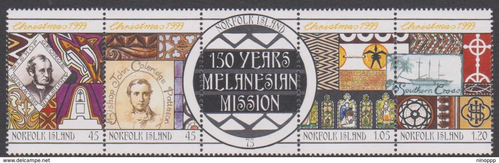 Norfolk Island ASC 703-707 1999 150 Years Melanesian Mission, Mint Never Hinged - Norfolk Island