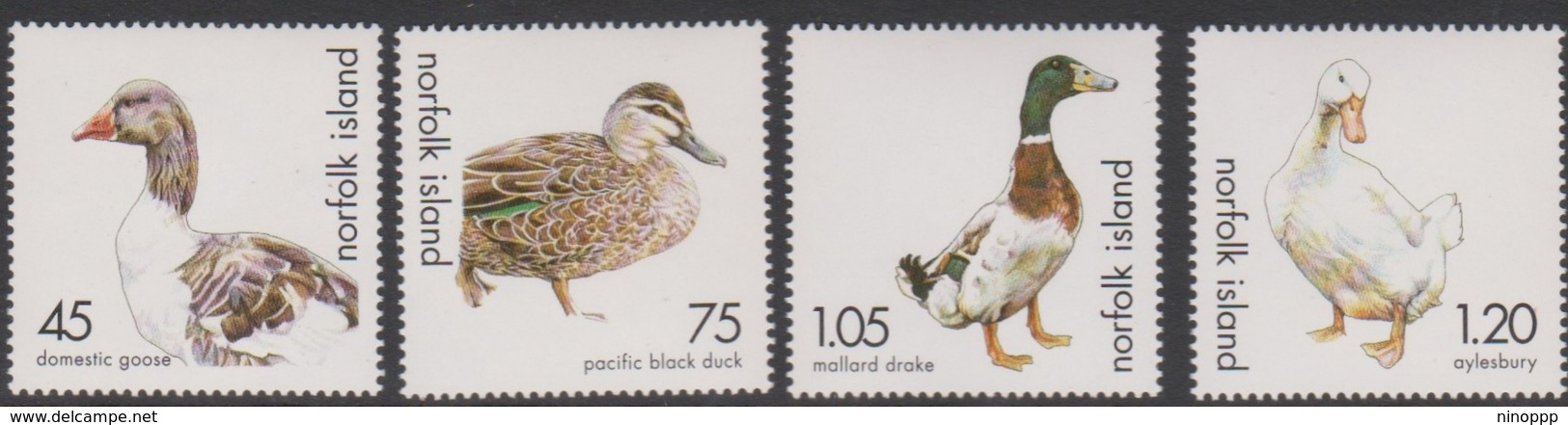 Norfolk Island ASC 711-714 2000 Ducks And Geese, Mint Never Hinged - Norfolk Island