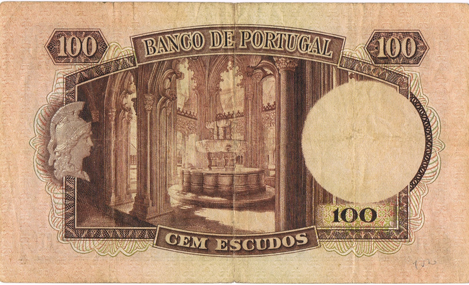 PORTUGAL -100$00 (CEM ESCUDOS) CH 6 - PEDRO NUNES. - Portugal