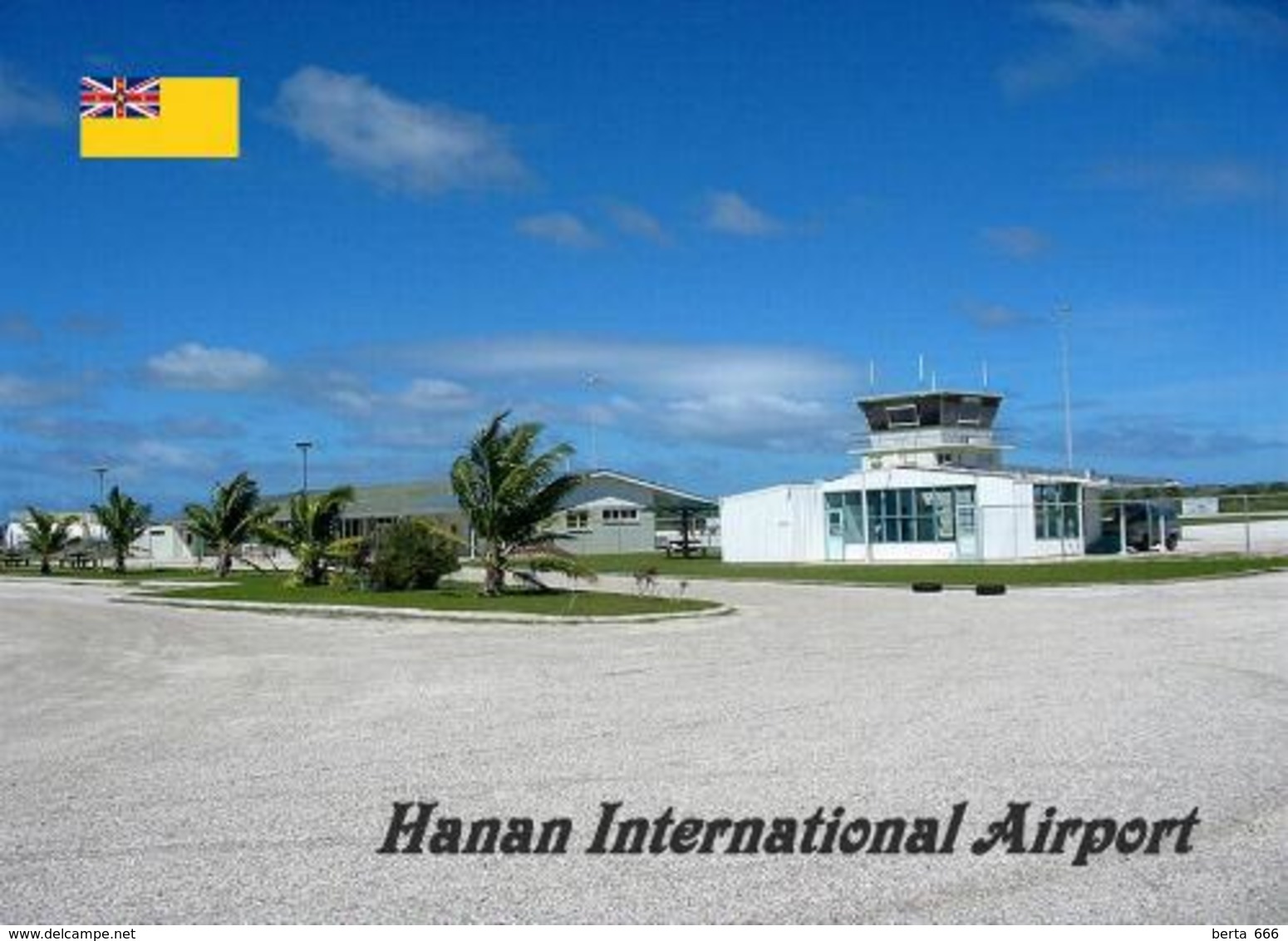 Niue Island Hanan International Airport New Postcard - Sonstige & Ohne Zuordnung