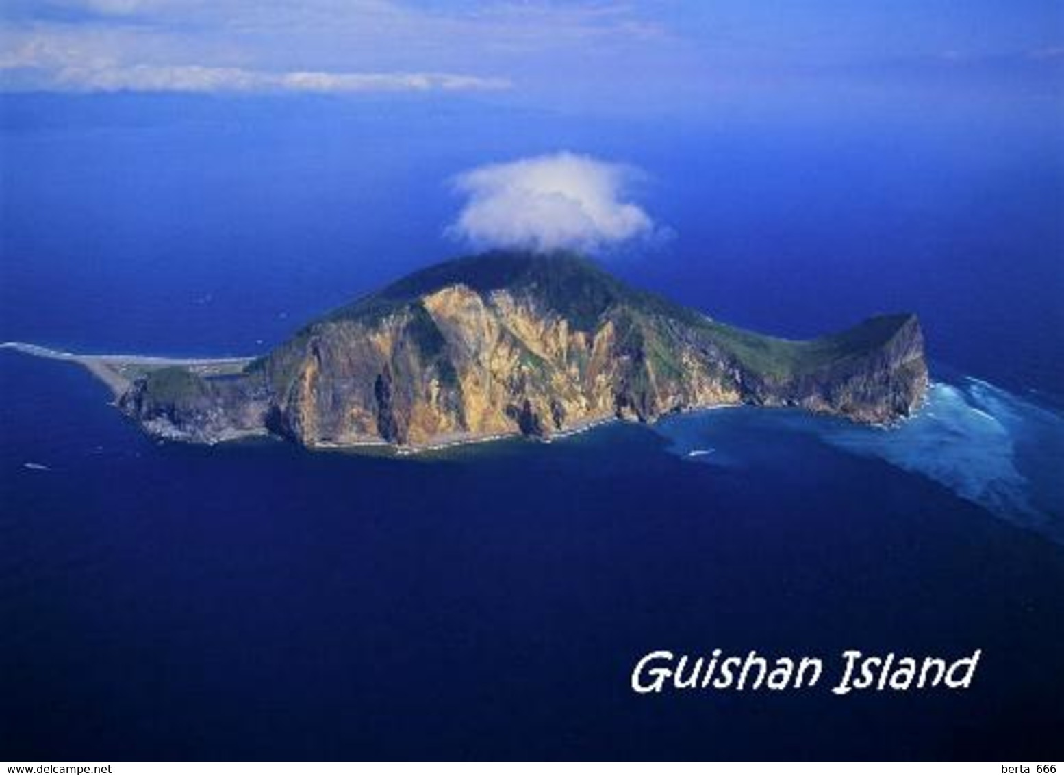 Taiwan Guishan Island Aerial View New Postcard - Taiwan