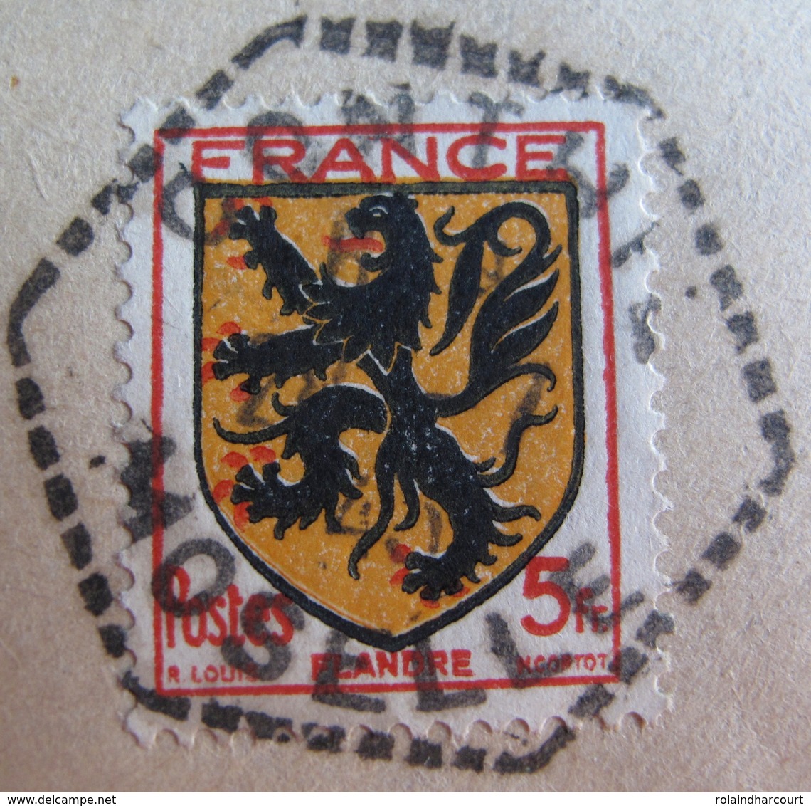 R1949/62  - TYPE CHAÎNES BRISEES - PAIRE N°673 + N°602 Sur ✉️ - RARE Cachet Hexagonal De Conthil (Moselle) + GRIFFE - Lettres & Documents