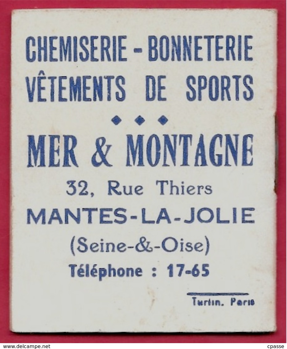 AGENDA Calendrier Petit Format 1965 "OPEL 1909" - Chemiserie Bonneterie Rue Thiers 78 MANTES-La-JOLIE - Petit Format : 1961-70