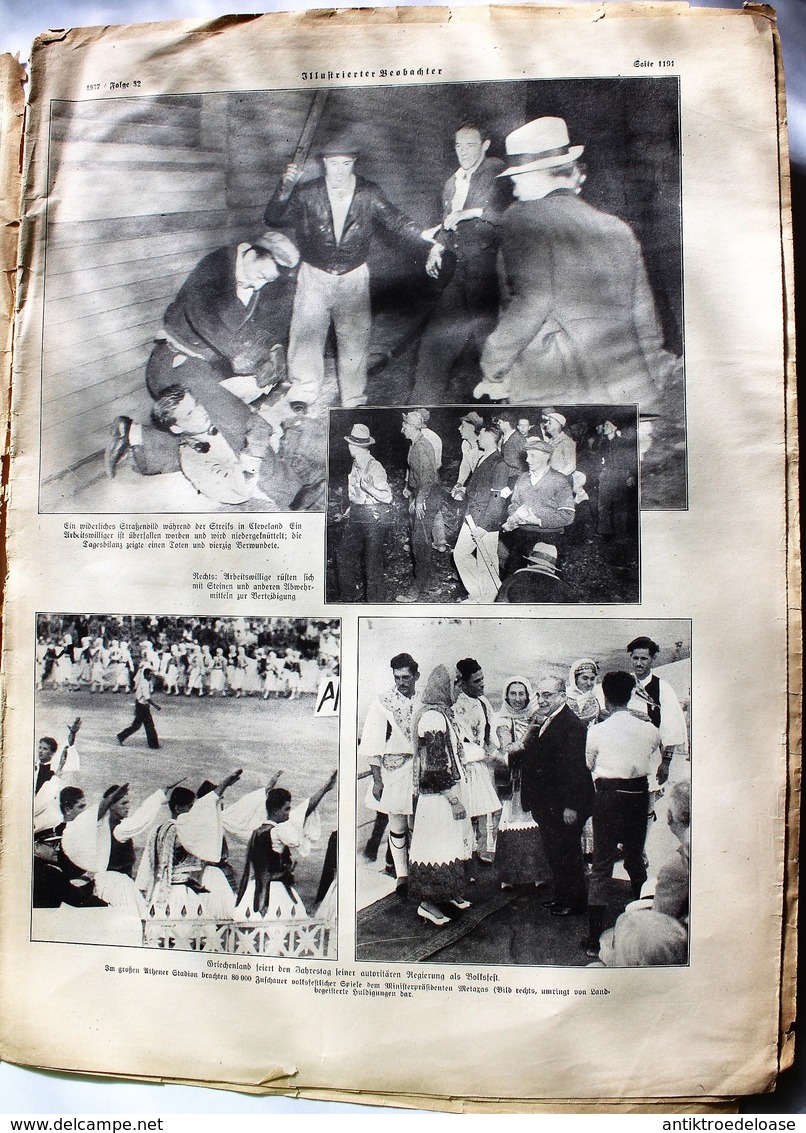 Illustrierter Beobachter 1937 Nr.32 Tanz In Bahia  - In Bahia Gibts Cocus Zum Leben - German