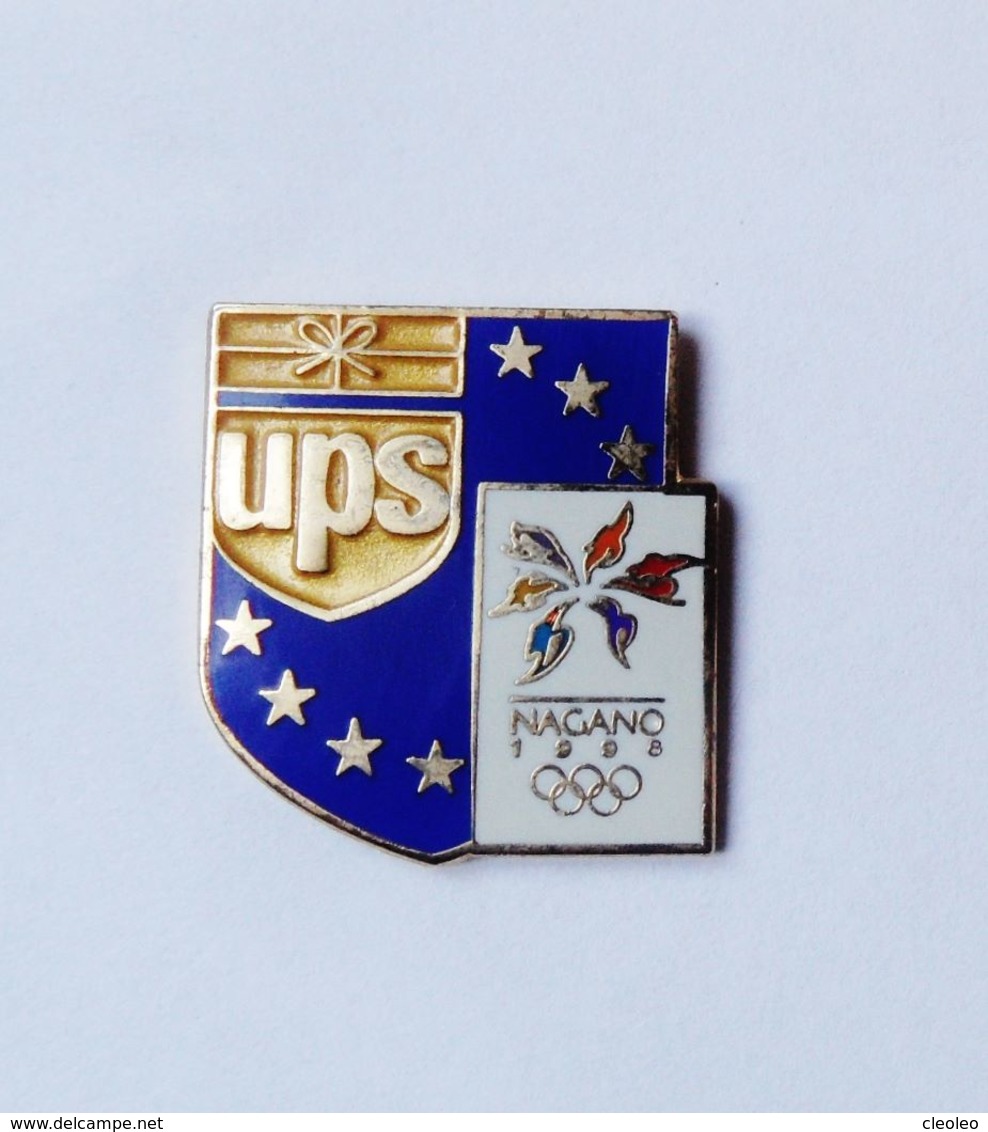 Pin's BLASON JO Nagano 1998 UPS - Villes