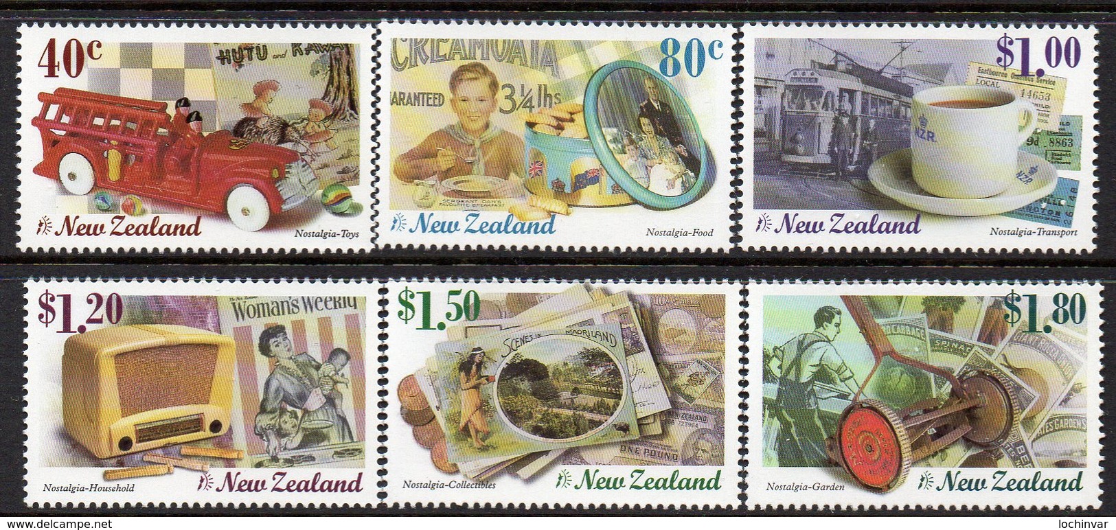 NEW ZEALAND, 1999 NOSTALGIA 6 MNH - Unused Stamps