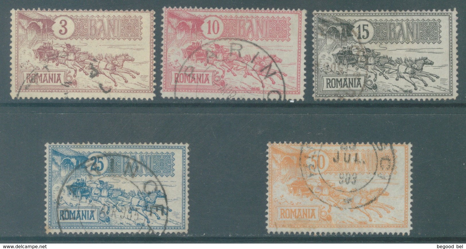 ROMANIA  - 1903 - USED/OBLIT. - Yv 138 140-142 144  - Lot 19050 - Gebraucht