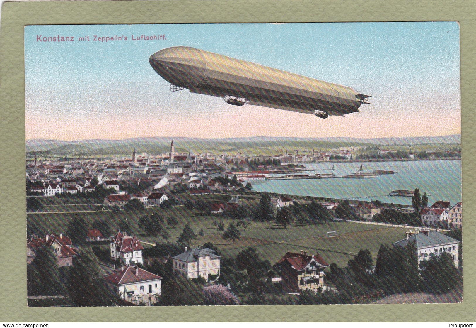 KONSTANZ MIT ZEPPELLIN'S LUFTSCHIFT - Konstanz