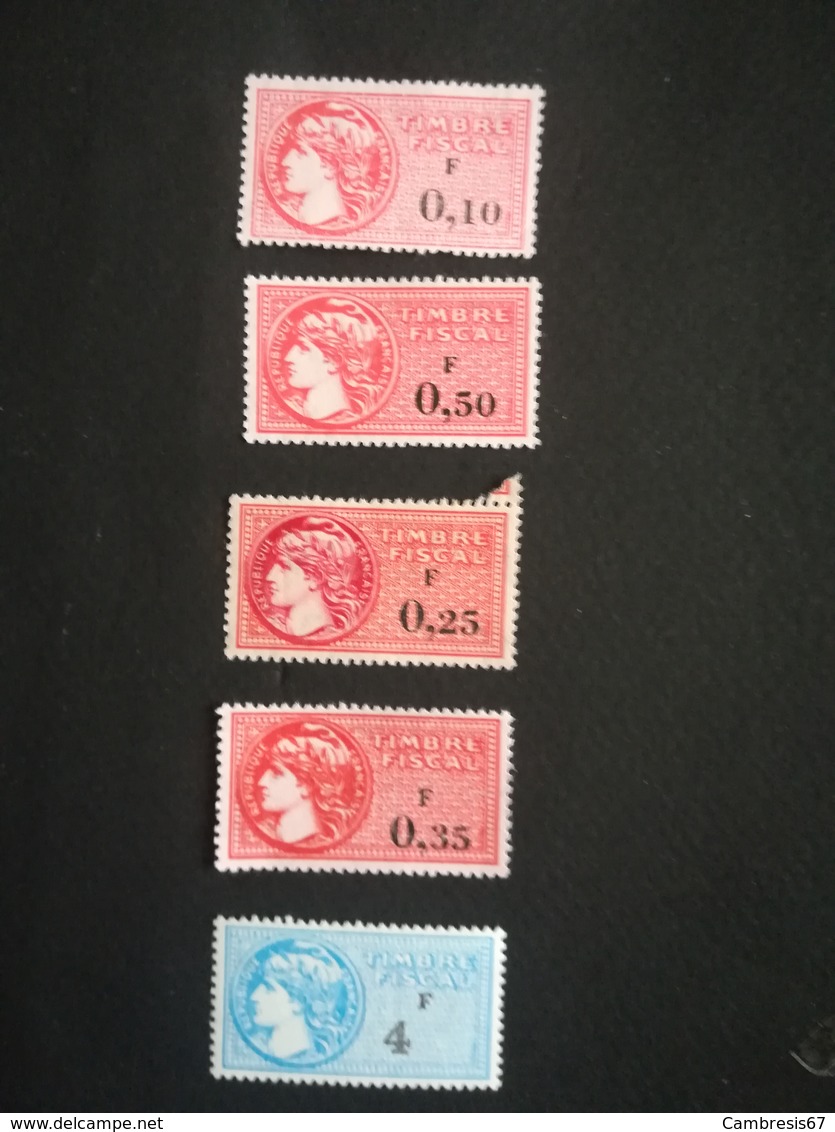 05 Timbres Fiscaux Neufs - Other & Unclassified