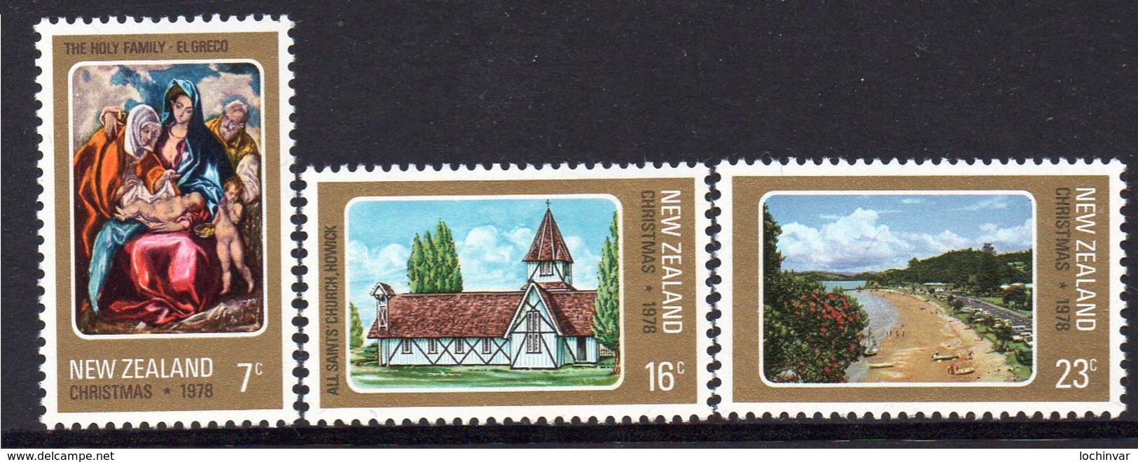 NEW ZEALAND, 1978 XMAS 3 MNH - Unused Stamps