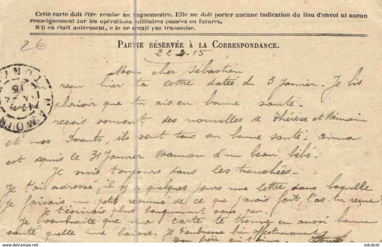 Correspondance Des Armées De La Republique Carte En Franchise 2e Zouvzs 3e Cie TP 132 Vers Tonkin RV - Autres & Non Classés