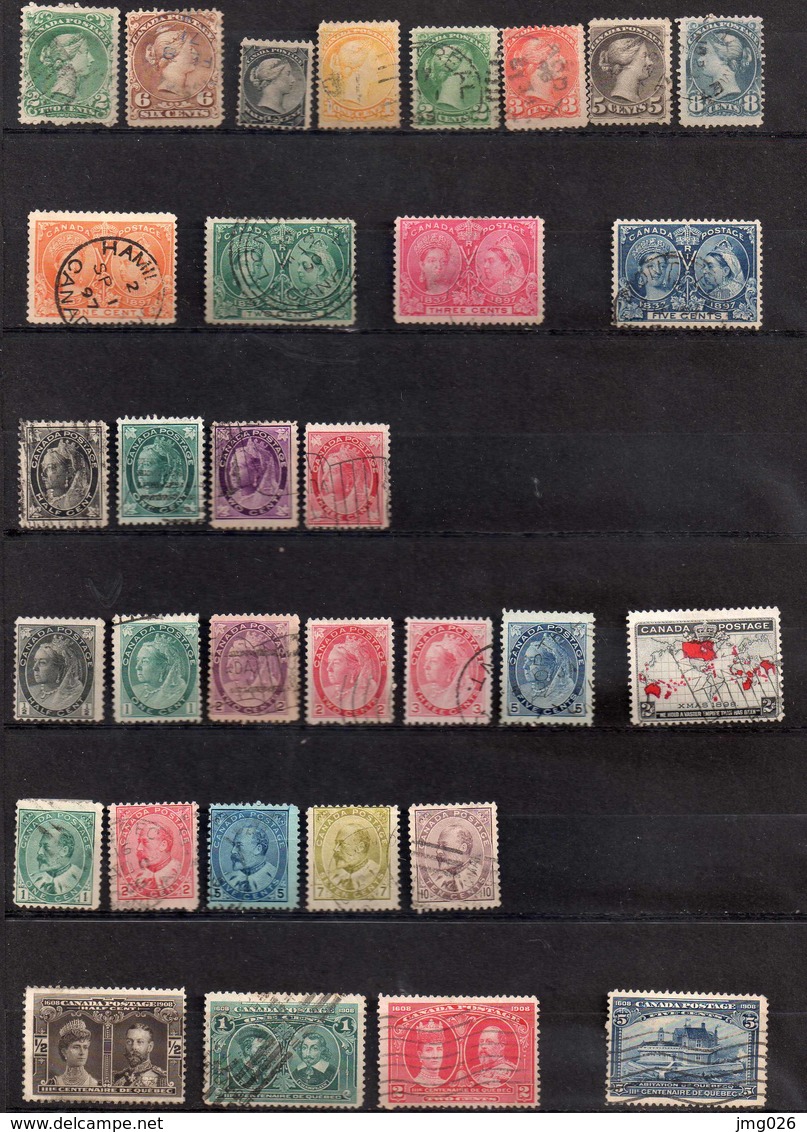 CANADA OBL X  SG ENTRE N° 20 ET 88  BON ETAT VOIR SCAN DESCRIPTION - Used Stamps