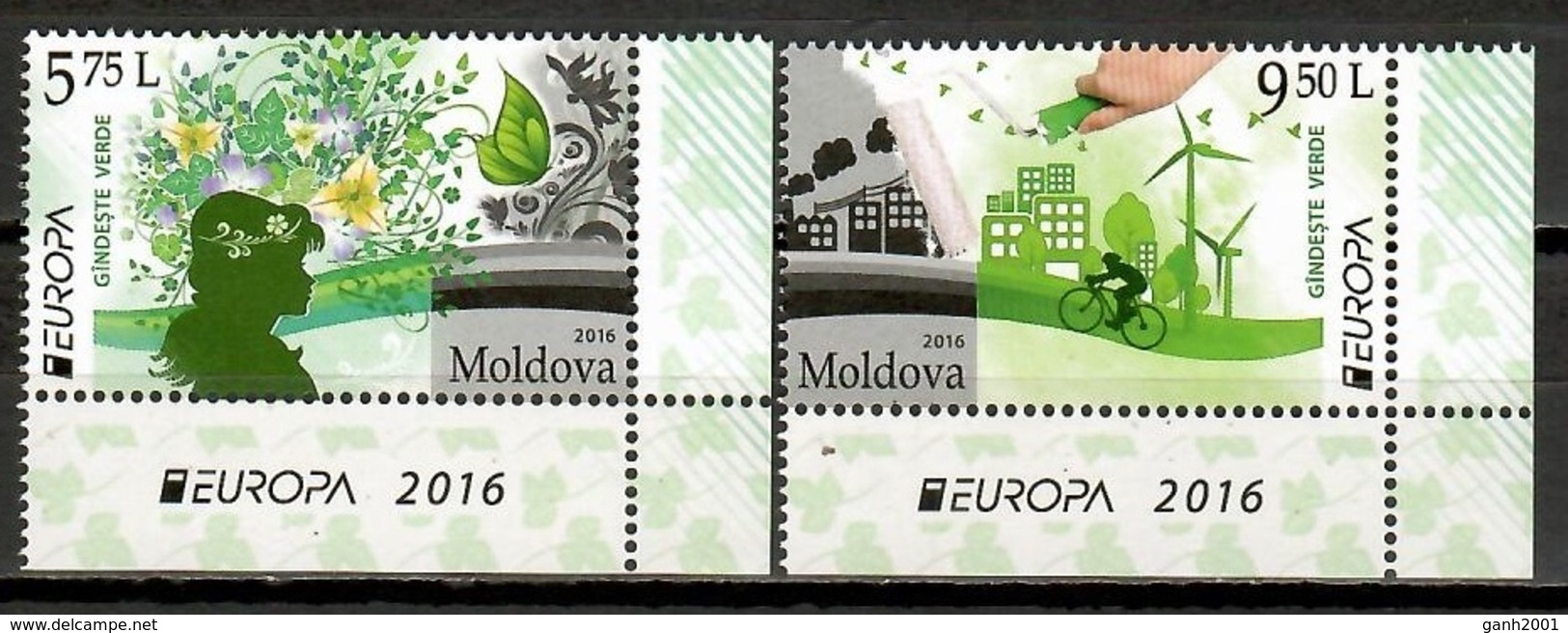 Moldova 2016 Moldavia / Europa CEPT Think Green MNH Piensa En Verde / Cu10836  C5 - 2016