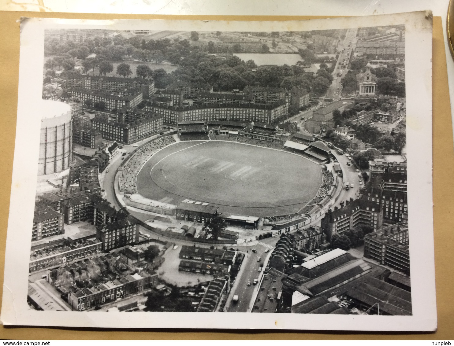 GB - Aerial Photo Of Oval Cricket Ground - Large Format 8" X 6" - Cricket