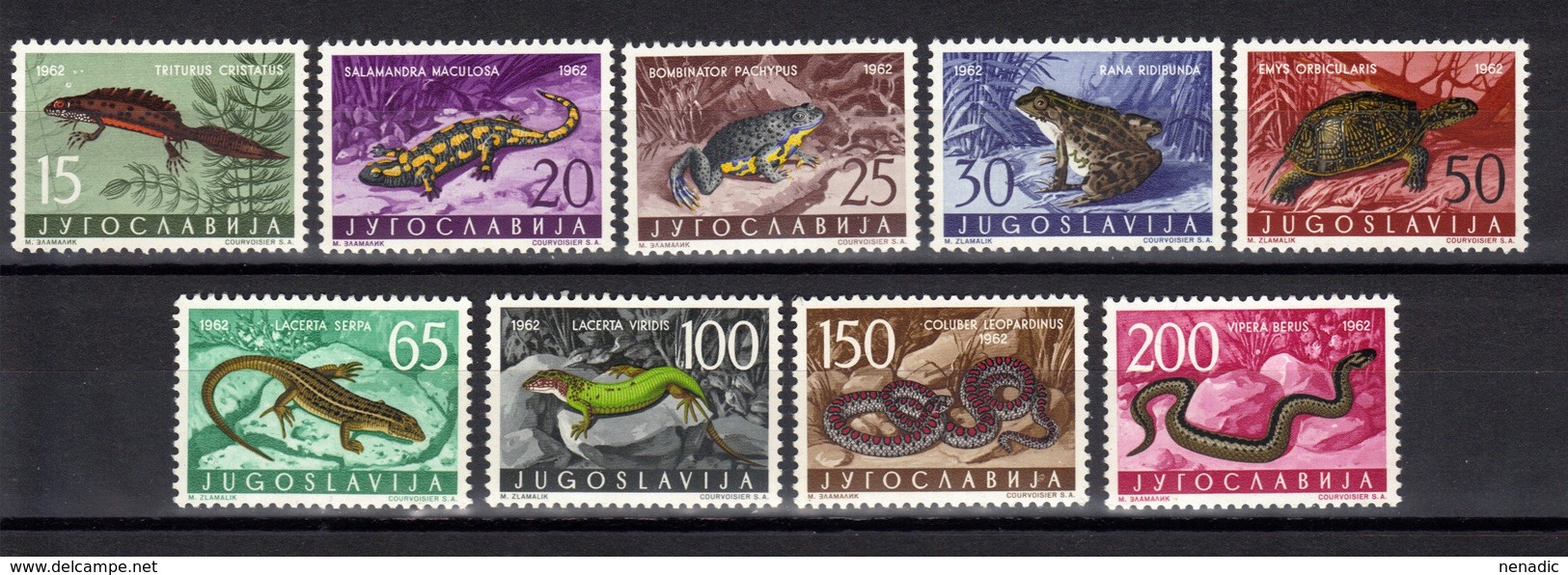 Yugoslavia,V Fauna 1962.,MNH - Unused Stamps