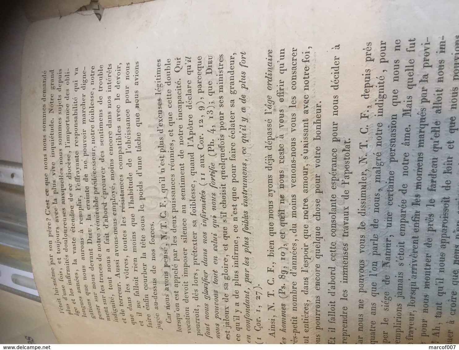 Lettre Pastorale Accueil Diosece De Nicolas Alexis Ondernard 1828 Namur - Diplômes & Bulletins Scolaires