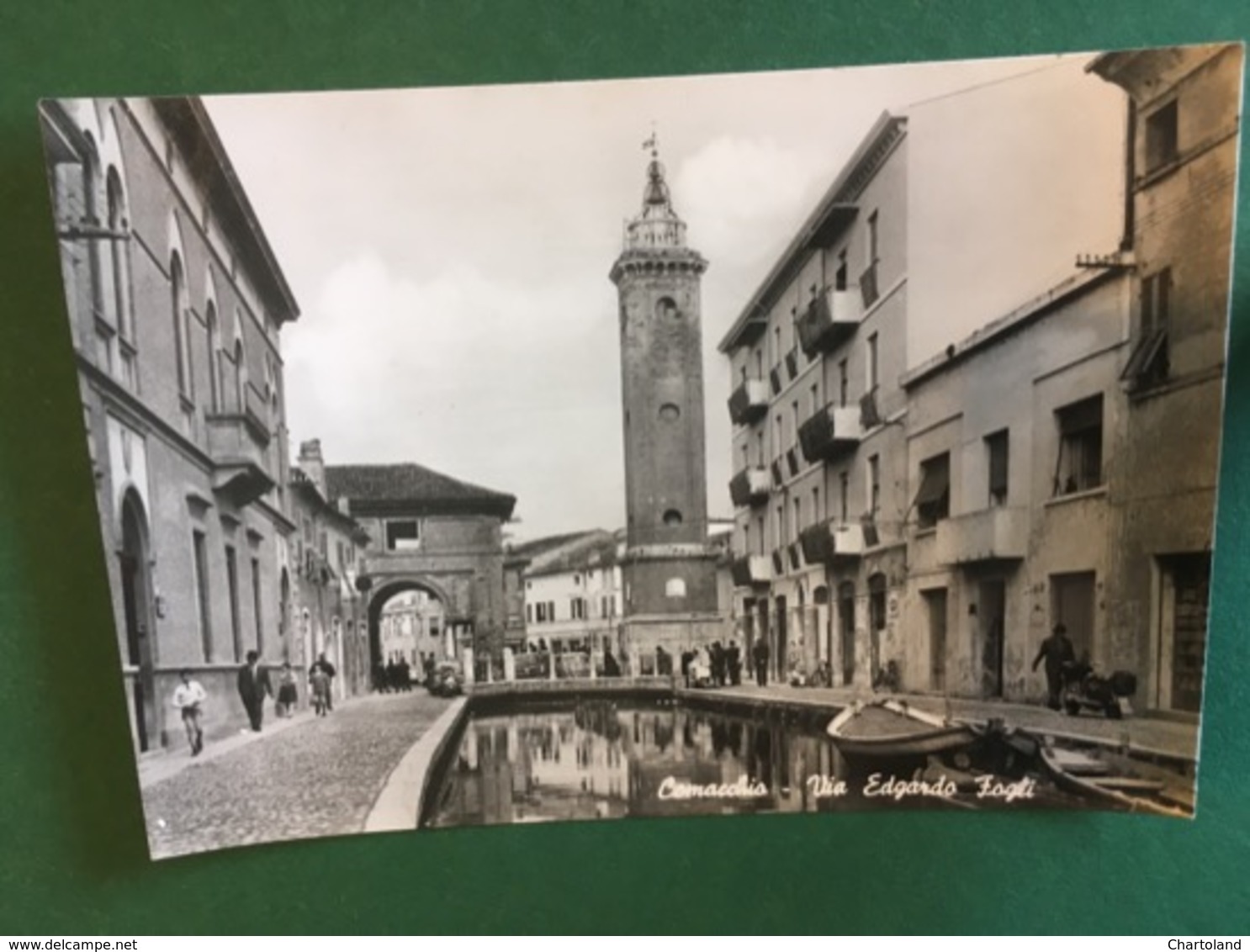 Cartolina Comacchio - Via Edoardo Fogli - 1960 Ca. - Ferrara