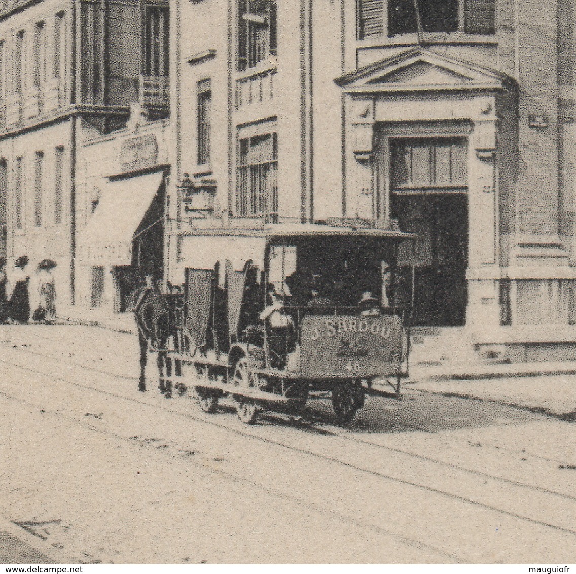 DD / 83 VAR / TOULON / LA POSTE / TRANSPORTS HIPPOMOBILES J. SARDOU / ANIMÉE / 1915 - Toulon