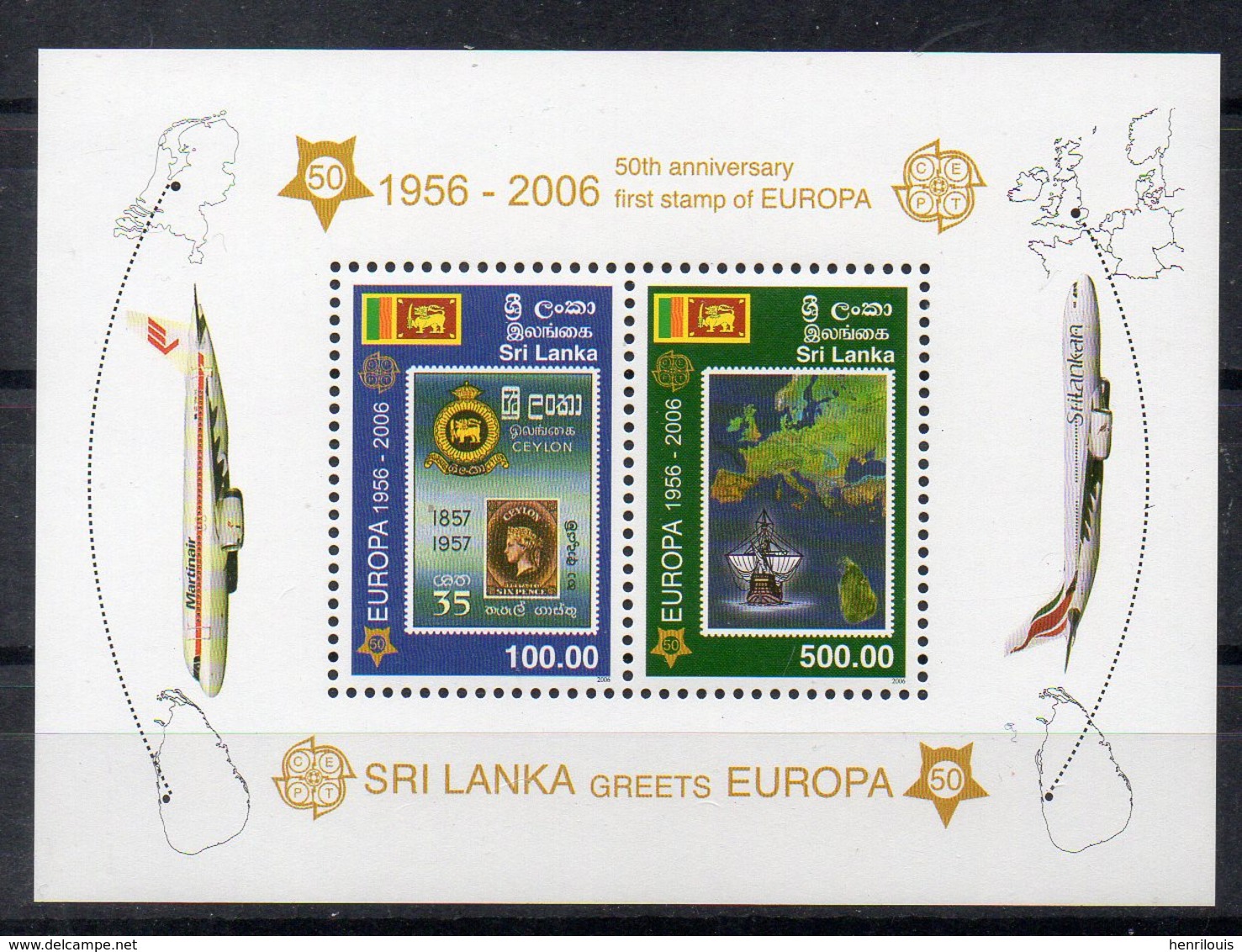 SRI LANKA  Timbres Neufs ** De 2006   ( Ref 6155 ) EUROPA -voir 2 Scans - Sri Lanka (Ceylon) (1948-...)