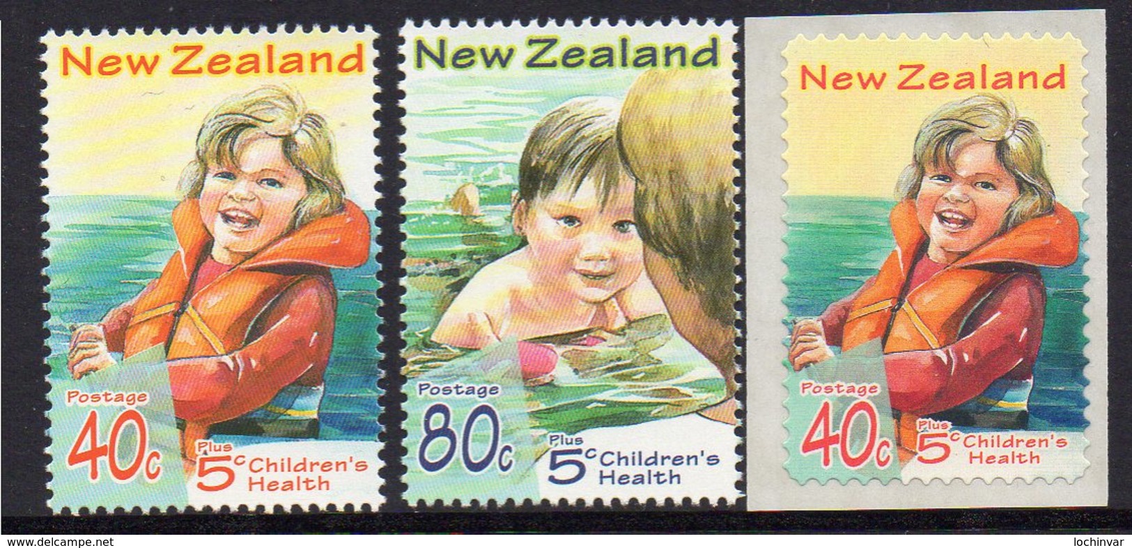 NEW ZEALAND, 1998 HEALTH/WATER SPORTS 3 MNH - Unused Stamps