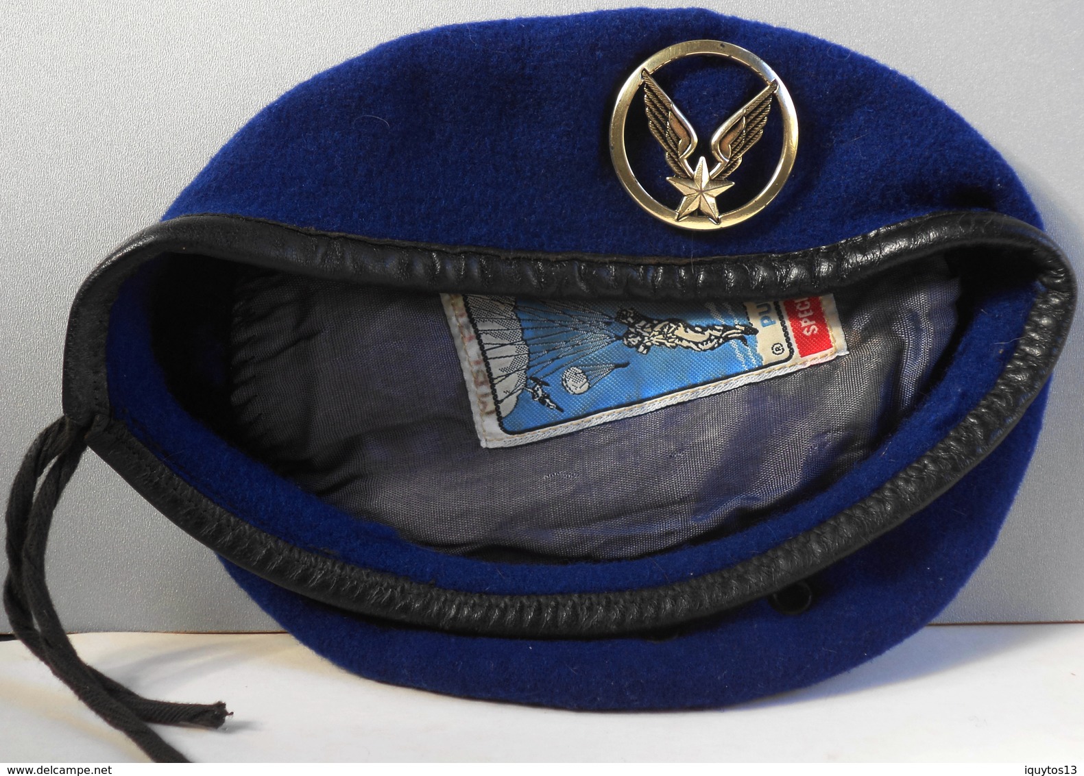 Beret Spécial Commando Bleu Taille 55 Avec Pucelle - Très Bon état - Casques & Coiffures