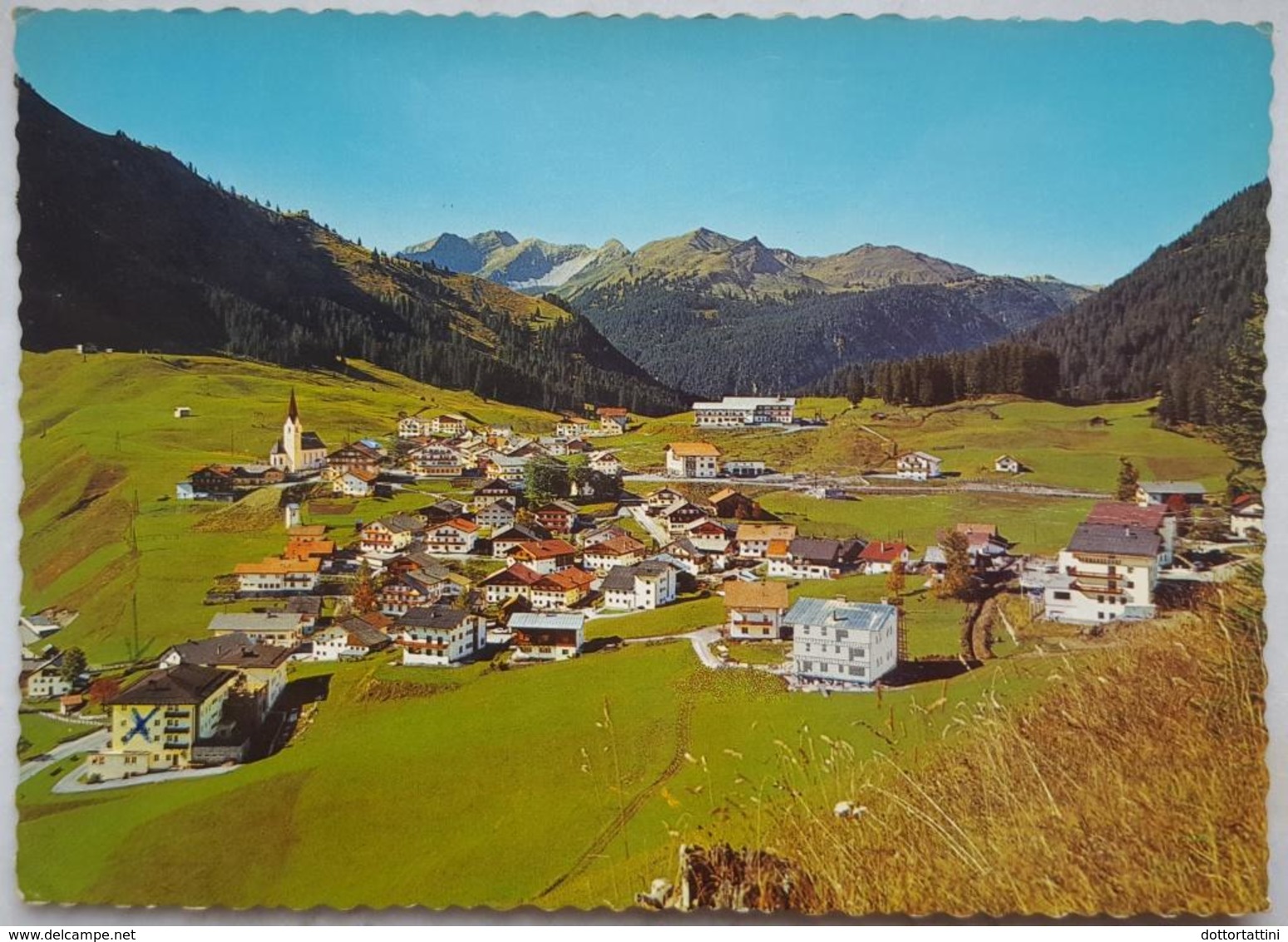 BERWANG (Tirol) - Hohenluftkurort Berwang, Gegen Die Lechtaler Alpen - Vg A2 - Berwang