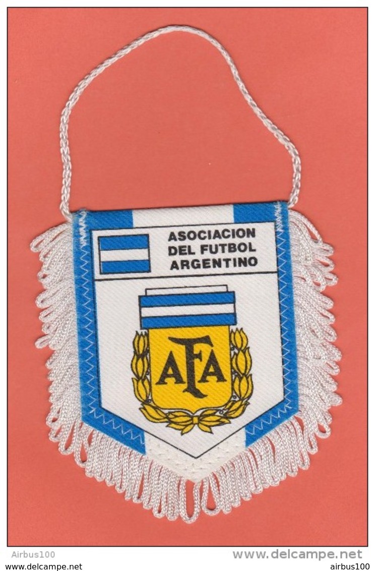 FANION FOOTBALL - ASOCIACION DEL FUTBOL ARGENTINO - ASSOCIATION DE FOOTBALL ARGENTINE - AFA - A.FA - PENNANT - BANDERIN - Apparel, Souvenirs & Other
