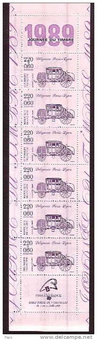 1989.CARNET N°BC 2578A** DILIGENCE PARIS-LYON - Dag Van De Postzegel