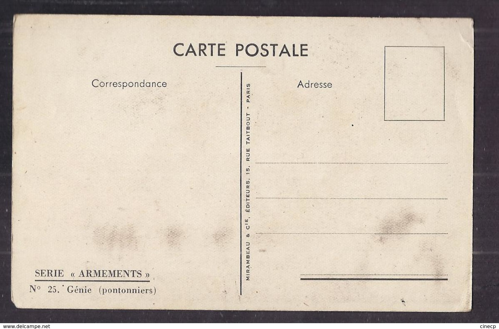 CPSM MILITARIA - SERIE " ARMEMENTS " - Génie ( Pontonniers ) - TB PLAN Militaires En Action - TB ILLUSTRATION - Regiments