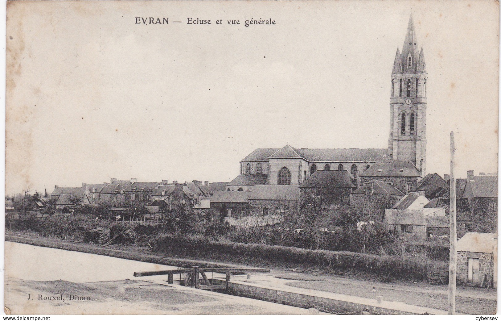 EVRAN - Ecluse Et Vue Générale - Evran