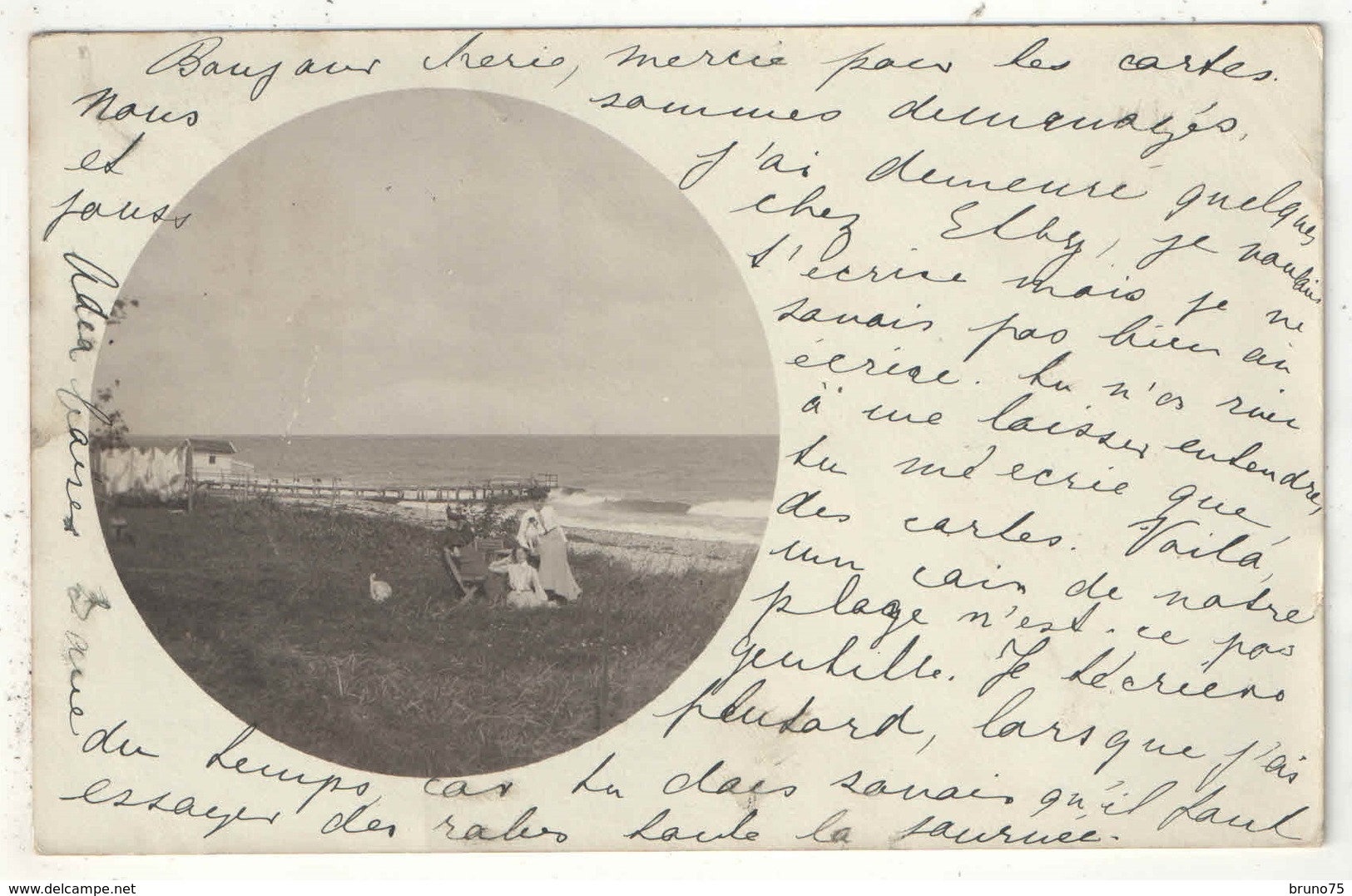 Danmark - Carte Photo - Plage - Seashore - 1903 - Danemark