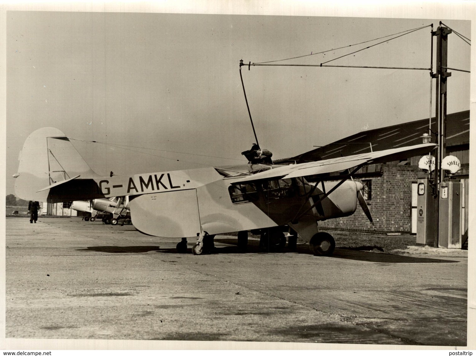 AUSTER   B4 AMBULANCE/ FREIGHTER  21 * 16 CM Auster Aircraft Limited Was A British Aircraft Manufacture - Aviación