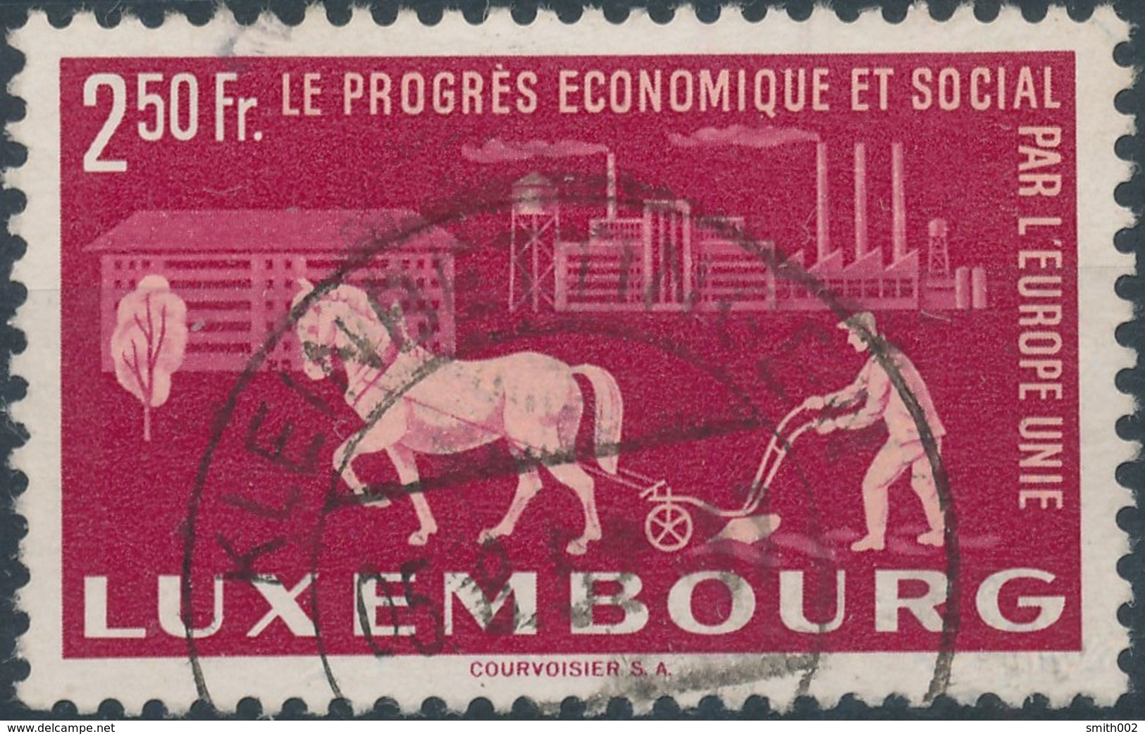 LUXEMBOURG 1951 - No 479 - 484 Uniting Europe