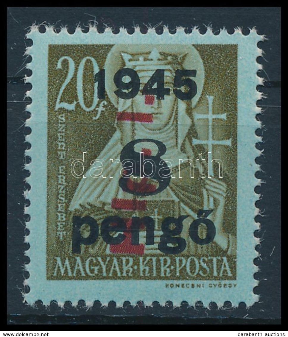 ** 1946 Betűs I. 20f Hlp.I. / 8P Fordított Felülnyomattal (25.000) - Andere & Zonder Classificatie