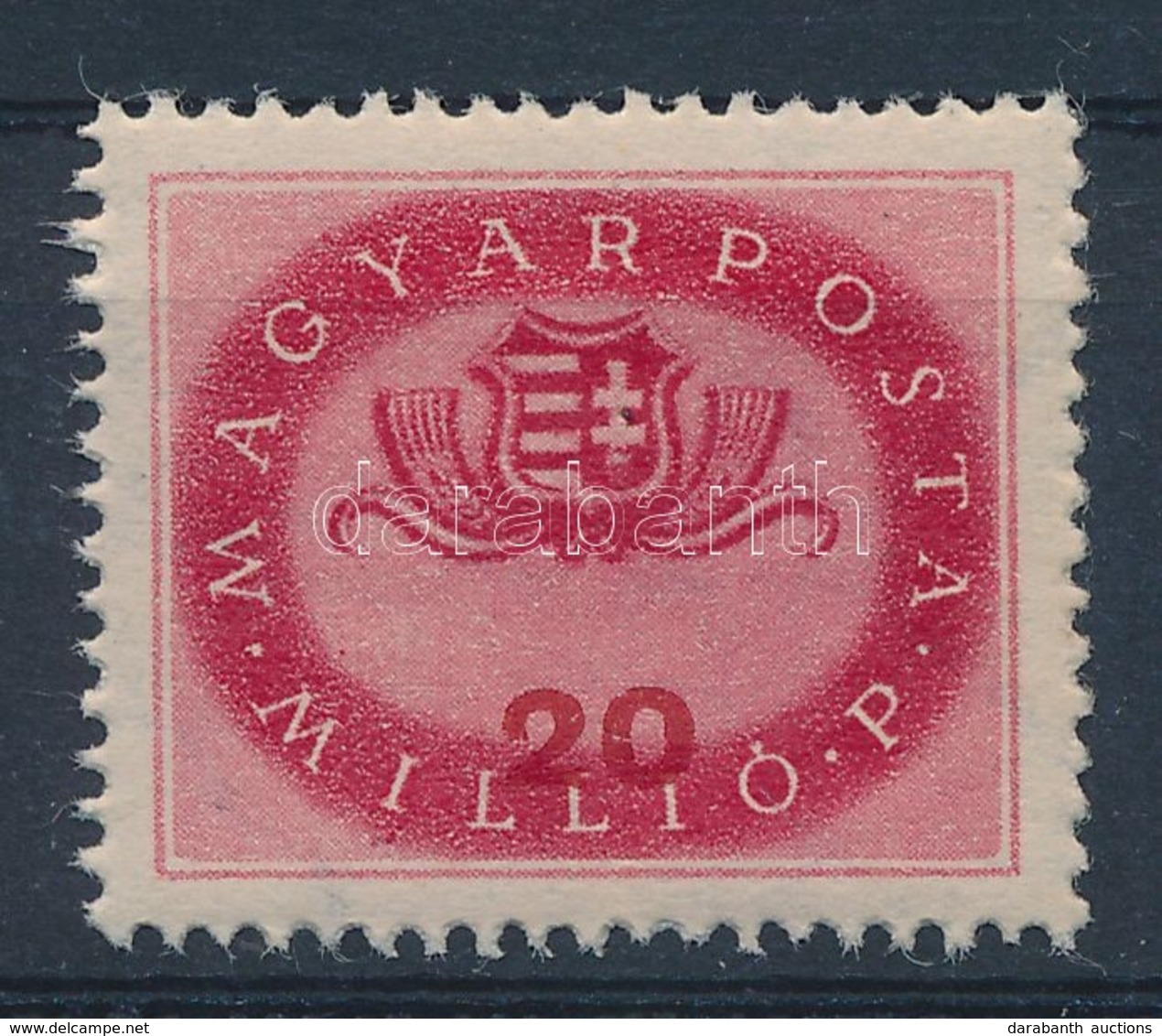 ** 1946 Milliós 20 Millió P, Keretbe Tolódott értékszám / Mi 903, Strongly Shifted Numeral - Andere & Zonder Classificatie