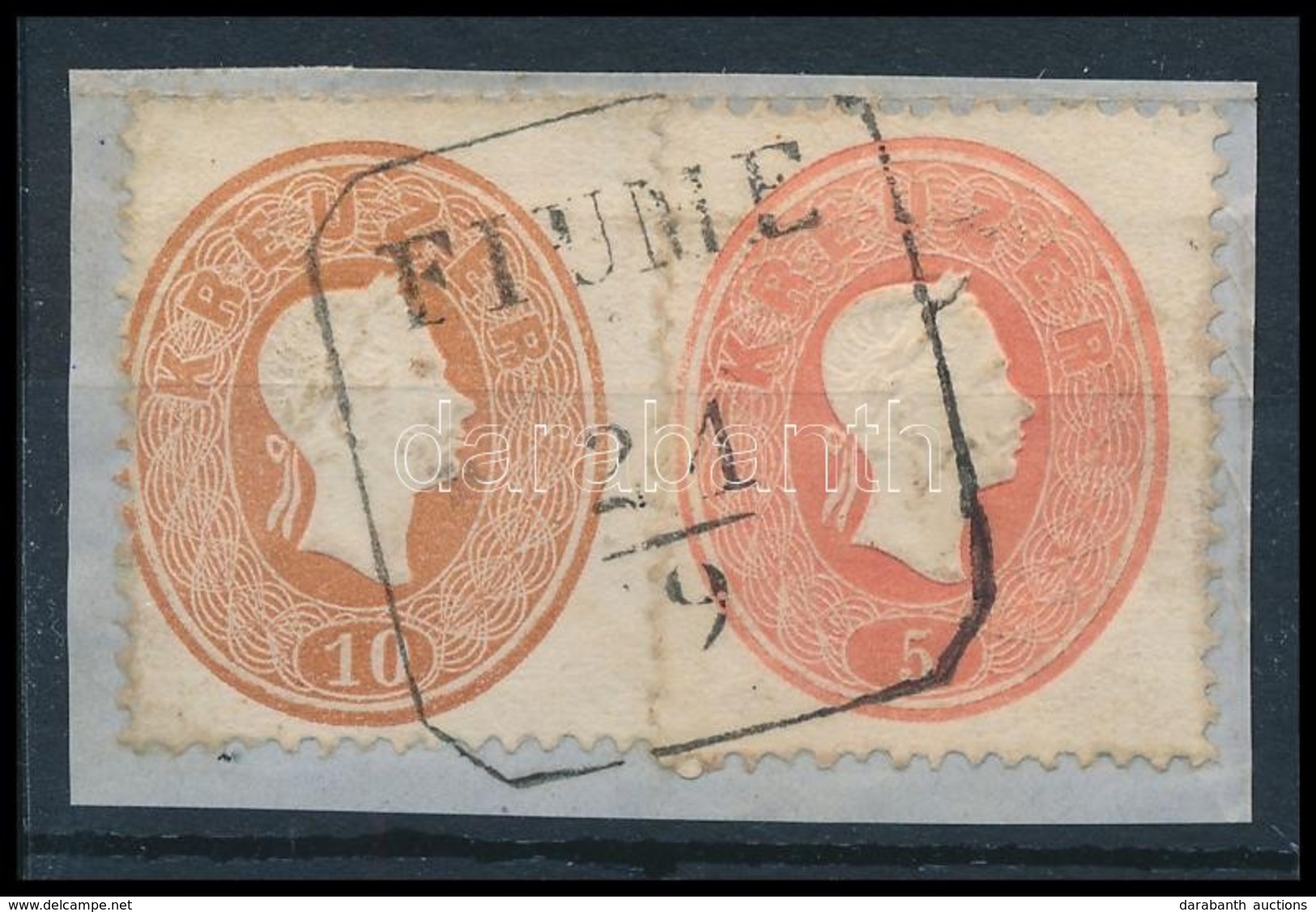 1861 5kr + 10kr (korai Nyomatok) 'FIUME' - Other & Unclassified