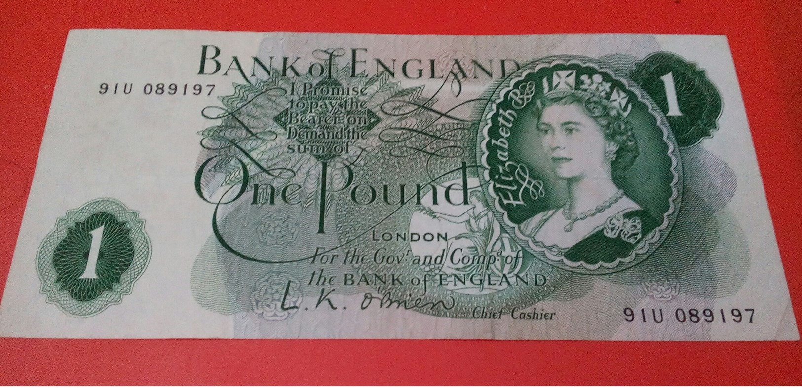 U.K. ONE POUND - NON DATE (1966-1977) - 1 Pound