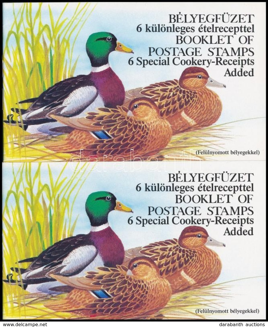 ** 1989 2 Db Récék Angol Nyelvű Bélyegfüzet (11.000) - Andere & Zonder Classificatie