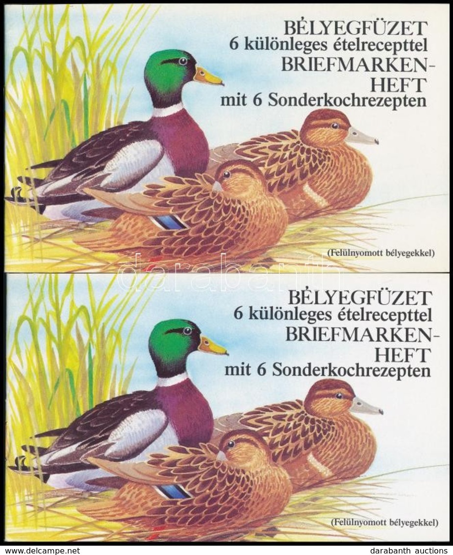 ** 1989 2 Db Récék Német Nyelvű Bélyegfüzet (11.000) - Andere & Zonder Classificatie