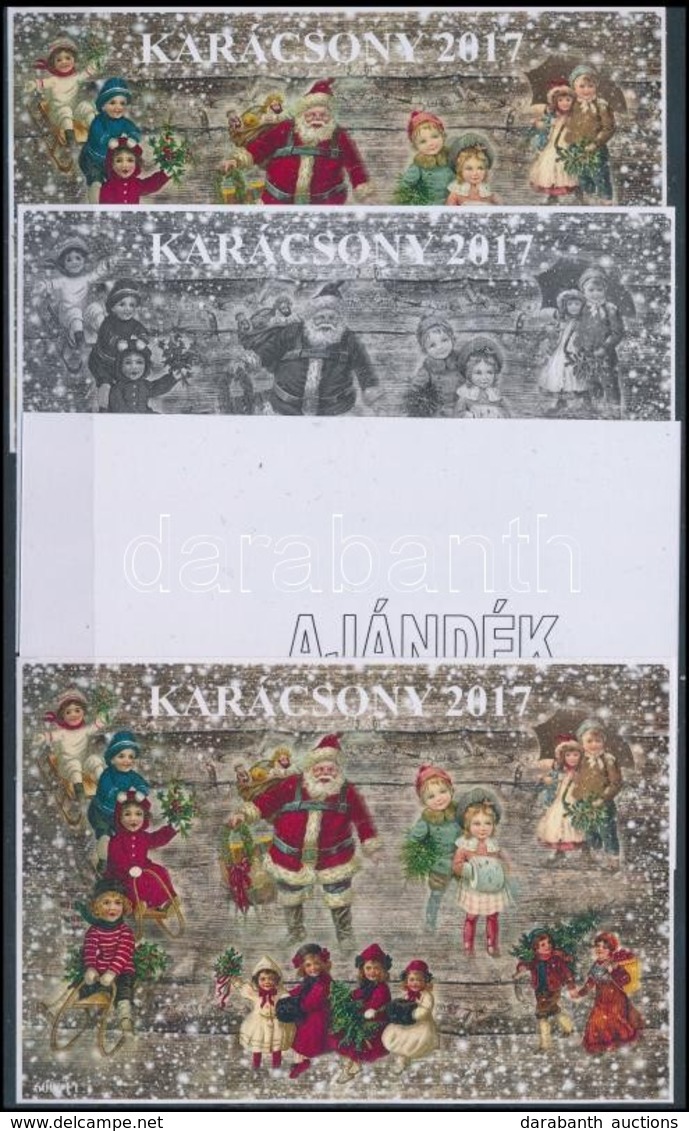 ** 2017/14 Karácsony 4 Db-os Emlékív Garnitúra (28.000) - Andere & Zonder Classificatie