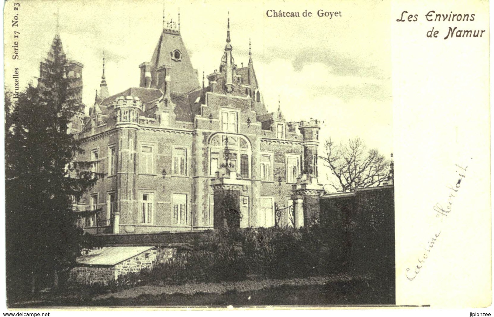 GOYET   Le Château. - Gesves