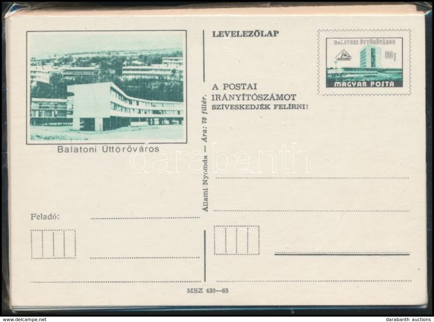 125 Db Klf Használatlan 60f és 1Ft Alkalmi Levelezőlap - Autres & Non Classés