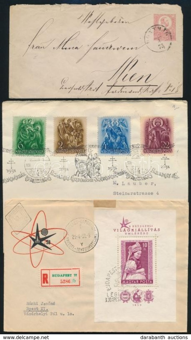 1871-1961 Több, Mint 50 Db Küldemény, Rajta Blokkok, Jobb Bélyegek, érdemes átnézni - Other & Unclassified