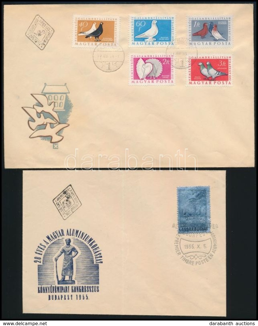 1947-1957 7 Db FDC Emlékbélyegzéssel - Sonstige & Ohne Zuordnung