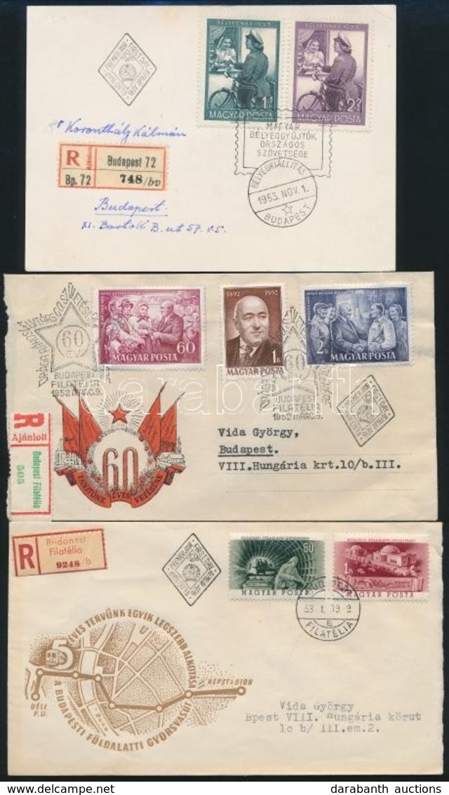 1941-2000 42 Db Futott Illetve Címezetlen FDC, Jó Sorokkal - Other & Unclassified