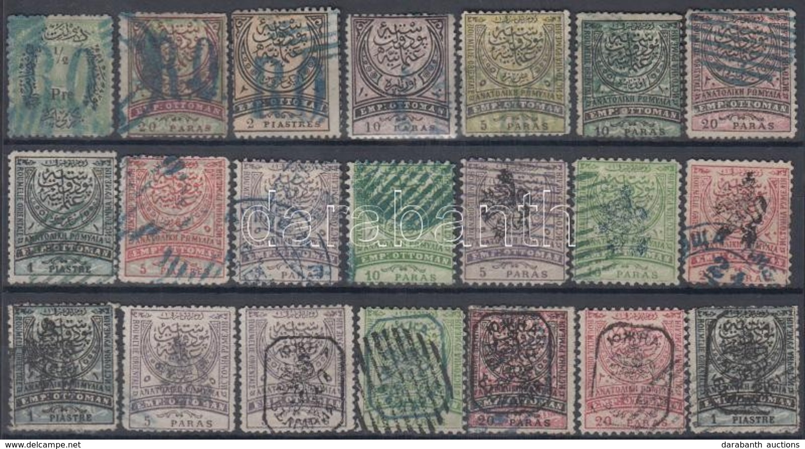 * O Kelet Rumélia 1881-1885 Gyűjtemény, 21 Különféle Bélyeg  / East Rumelia Collection, 21 Different Stamps (min. Mi EUR - Other & Unclassified