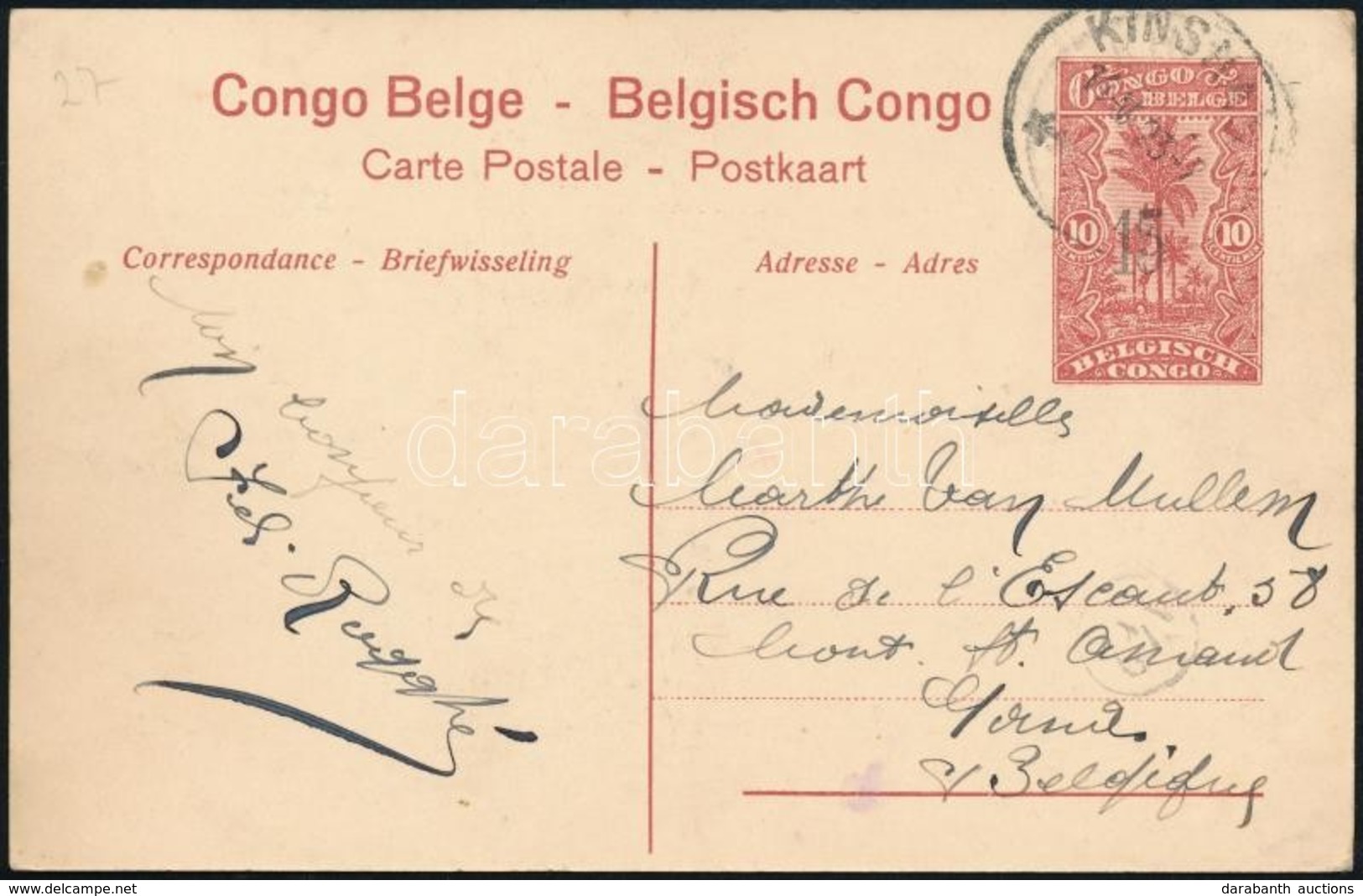 Belga Kongó 1923 - Andere & Zonder Classificatie